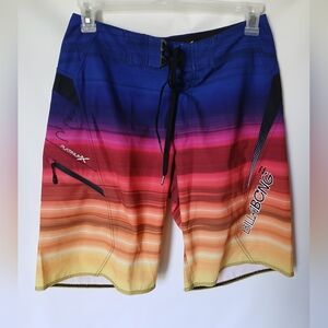 Billabong Mens Platinum Recycler Series Swim Trunks Size 30 Multicolor Stripes